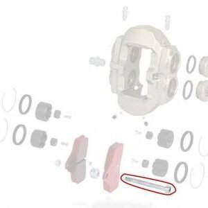 Axe de plaquette Etrier BSS TO 0100.G14