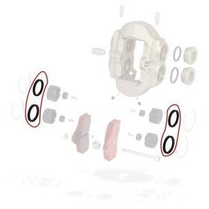 Garniture étrier MINI / KZ AVANT TO 0100.G10